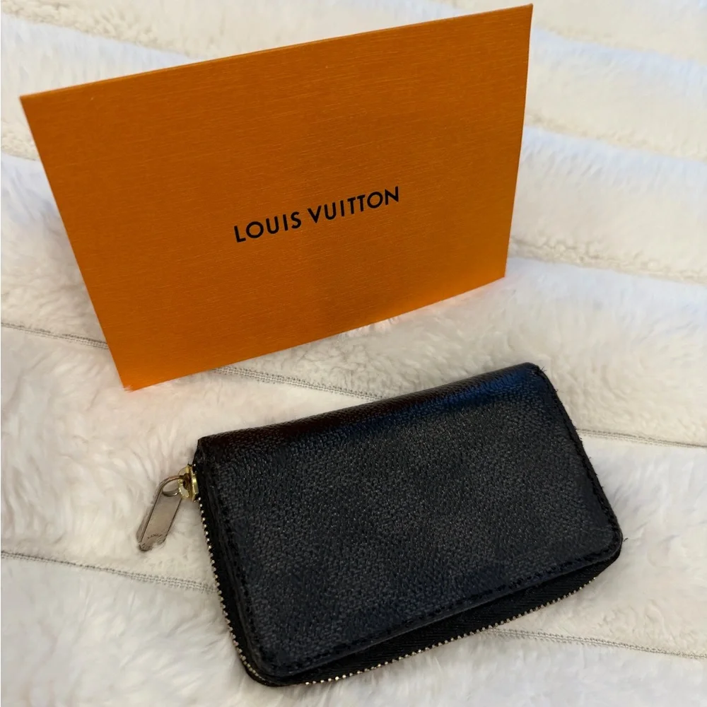 LOUIS VUITTON Damier Graphite coin purse Wallet Case /card holder « Authentic